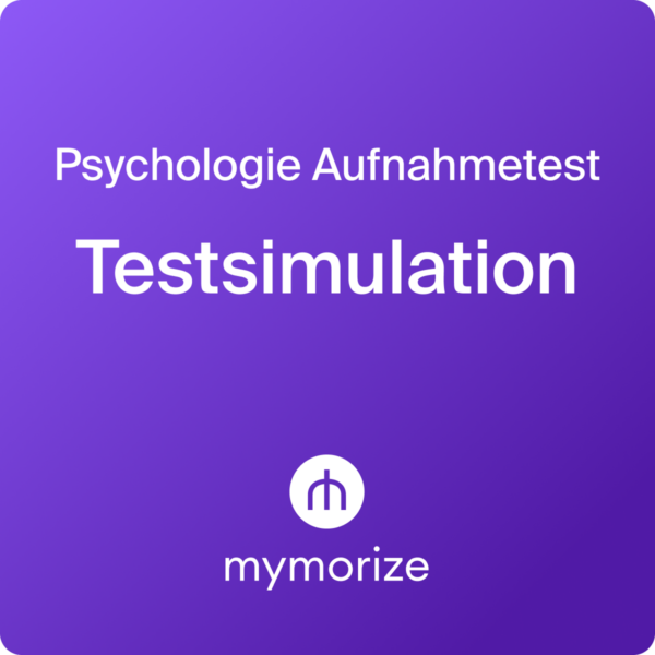 Psychologie Aufnahmetest Testsimulation Onlinekurs